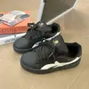 Transpirables Cómodos de Suela Gruesa Casual Versátiles Nuevos Primavera/Verano 2026 Zapatillas de Plataforma Negras que Aumentan la Altura para Mujer
