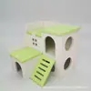 Columpio para Hámster Oso Dorado Cerdo Holandés Casa para Mascotas Nido para Dormir Villa Cabaña Jaula para Hámster Suministros para Paisajismo
