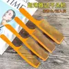 Pente de madeira elétrico antiestático pente de cabelo para cabeleireiro placa resistente ao calor pente de polegada baquelite cauda pontuda pente profissional para cabeleireiro cabelo masculino pente reto