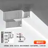 Fita de acabamento de borda de forro, perfil de junta de sombra de teto em liga de alumínio, canaleta em forma de T e em forma de U, fita de acabamento de junta de gesso