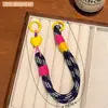 Colgante de Muñeca con Cuerda Trenzada de Colores Accesorios Decorativos Colgantes Cuerda Llavero de Mochila Gancho para Lanyard DIY Venta al por Mayor