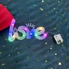 Celebración de Internet Tanabata Día de San Valentín Horneado Pastel Adornos Decorativos Hermoso con Luz Mariposa Cumpleaños Confesión Enchufe