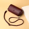 Bolsa Pequena Feminina 2026 Nova Tendência Redonda Cilindro Versátil Ombro Único Transversal Bolsa Moda Feminina Boston Bolsa Almofada