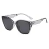 Gafas de Sol Polarizadas Plegables de Nuevo Estilo para Mujer, Montura Grande Ojo de Gato, Hace que el Rostro Parezca Más Pequeño, Sensación de Alta Gama, Protección UV, Gafas de Patilla Resorte