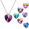Abalorios DIY Accesorios Colgantes de Cristal Estrellas Copos de Nieve Luna Estrella de Mar Oso Hoja de Arce Múltiples Tamaños Coloridos Agujero para Colgar