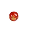 Venta al por mayor del fabricante Cuentas de Ágata Roja y Negra Flor de Loto con Estampado Dorado, Accesorios para Joyería DIY
