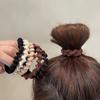 All-match alta rabo de cavalo onda faixa de cabelo corda de cabelo elegante cocar corda de cabelo simples elástico alto elástico durável laço de cabelo
