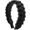 Aro para el Cabello Trenzado de Mujer Verano Ala Ancha Parte Superior Craneal Alta Aro para la Cabeza Retro Francés Combinable Accesorios para el Cabello de Alta Gama para Salir