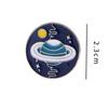 Broche de Astronauta Accesorio Espacial Insignia Personalizado Pin para Mochila de Estudiante Dibujo Animado Estrella Estilo Insignia Estrella de Cinco Puntas