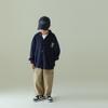 Ropa infantil de primavera y otoño de 2023 para niños y niñas, cárdigan de punto informal de estilo occidental, chaqueta holgada con bordado de dibujos animados para niños, de moda.