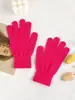 Guantes monocromáticos de explosiones transfronterizas guantes de punto cálidos de invierno guantes para amantes de los viajes guantes anticongelantes para montar guantes para adultos