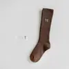 Calcetines para Niños, Versión Engrosada Otoño e Invierno, Calcetines hasta la Pantorrilla Bordados con Lazo Estilo Coreano para Niñas, Calcetines de Algodón de Doble Aguja de Tubo Largo Lolita