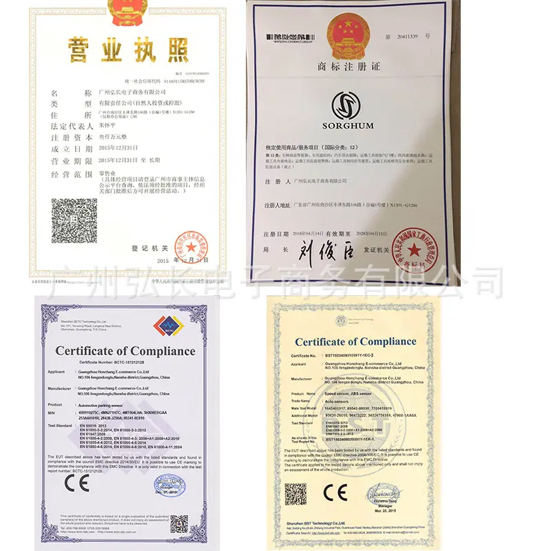 5公司实力证书