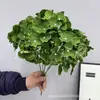 Flores Artificiales, Ramo de Hortensias de 5 Cabezas, Verano Interminable, 27 Piezas, Materiales Florales para Decoración de Bodas y Hogar, Flores de Cinco Cabezas