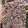 Contas Multifacetadas Feitas de Várias Pedras Naturais, Contas Soltas Facetadas Semi-Acabadas para Pulseiras, Colares e Joias DIY Atacado
