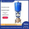 Válvula Reguladora de Assento Único Zdlp Válvula Eletrônica de Vapor com Flange de Aço Inoxidável Inteligente