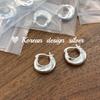 Aretes Coreanos de Diseño Nicho Dongdaemun Plata Esterlina S925 Línea Moda Aretes Personalizados para Mujeres Ins