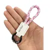 Chaveiro Pingente de Couro de Vaca Criativo Personalizado Exquisito Decoração de Mochila de Casal Cachorro Carro Chaveiro Transfronteiriço