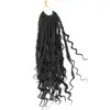 Europeu e Americano Transfronteiriço Xuchang Fibra Química Peruca Cabelo para Crochê Trança de Três Fios Voador 14 polegadas Box Braids Deusa