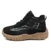 K5702 Sapatos de Algodão Impermeáveis Femininos 2025 Novo Estilo Inverno Com Pelúcia Espessa Quente Leve Solado Macio Esportivos Cano Alto Sapatos Femininos