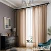 Hilo de lino al por mayor producto terminado fabricación simple moderno blanco hilo con nudos engrosado nuevo estilo hilo cortinas de dormitorio visillo