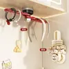 Organizador de Armazenamento de Faixa de Cabelo com Ventosa Dopamine Haste de Parede para Banheiro Elástico de Cabelo Faixa de Cabelo Presilha de Cabelo Anel de Cabelo Gancho de Armazenamento