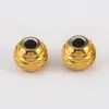 Accesorios para Joyería DIY Cuentas de Acero Inoxidable Color Dorado Conservante Lote Flor Piña Calabaza Cuentas Separadoras Accesorios para Cuentas Hechos a Mano