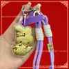 Cadena Dorada para Teléfono Móvil, Nuevo Colgante de Llavero de Bolsita Cartoon Melody de Oro Puro, Pequeño Regalo para Novia, Venta al por Mayor