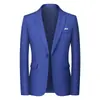 Nuevo blazer informal de comercio exterior para hombre, de un solo pecho y un botón, chaqueta de traje de moda moderna para hombre, 2026