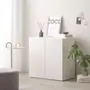 Aparador Estilo Crema Sala de Estar Simple Dormitorio Gabinete con Cajones Almacenamiento en Pared Combinación de Gabinetes de Almacenamiento Gabinete de Cocina de Gran Capacidad