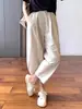 Pantalones de pierna ancha adelgazantes de talla grande para mujer, estilo de verano fino, adecuados para cuerpo con forma de pera, pantalones cortos rectos de seda helada petite