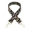 Nueva Correa Ancha de Hombro Jacquard Colorida de 3.8cm con Estampado de Leopardo Correa para Accesorios de Bolso Bandolera Distintiva Correa Larga Transfronteriza