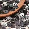 Botões de Concha Naturais com Design Pentagonal para Camisas e Malhas, Acessórios de Vestuário Versáteis