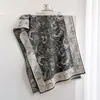 Bufanda Jacquard Nueva Otoño/Invierno 2026 para Mujer, Elegante Chal Versátil Imitación Cachemir