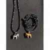 Collar Largo con Colgante de Caballo del Año Nuevo Zodiacal, Diseño de Nicho de Lujo Ligero, Cadena de Suéter Versátil de Alta Gama con Perlas para Mujer