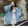Estilo Nuevo Verano 2026: Chaqueta con capucha informal, versátil, moderna y a la moda para mujer, de corte holgado, simple y elegante, artística, estilo casual japonés y coreano