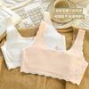 Ropa interior de desarrollo para niñas adolescentes sin dejar rastro, ropa interior de espalda hermosa para escuela primaria y secundaria, chaleco antigolpes cómodo y sin dejar rastro para mujer