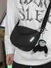 Bolsa de Ombro Moda Coreana Transfronteiriça, Mochila Pequena Esportiva Versátil, Bolsa de Ombro Casual Masculina e Feminina, Bolsa Transversal de Nicho de Alta Qualidade