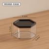 Porta Plumas Creativo Caja de Almacenamiento Hexagonal Exquisito Estilo Fresco Niños y Niñas Almacenamiento Cosméticos Porta Plumas