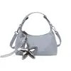Bolso de mano de mezclilla con pedrería personalizado, moderno y a la moda, bolso de hombro y cruzado brillante de alta calidad para mujer