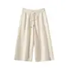 Pantalones de Pierna Ancha de Cachemira 2025 Pantalones Capri Casuales de Punto Ropa Exterior de Bebé de Cachemira Pantalones de Cachemira