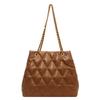 Bolsa de corrente de losango feminina de grande capacidade 2023 nova moda outono ombro bolsa mensageiro popular online bolsa de balde quente