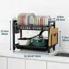 Estante escurridor transfronterizo Estante para platos Estante de almacenamiento Estante para tazas y platos Estante para tabla de cortar de cocina Soporte para palillos Encimera Multifuncional