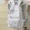 Mochila Nueva Estilo Ins Estilo Japonés para Niñas, Linda Bolsa Escolar para Estudiantes de Secundaria y Preparatoria, Mochila de Dibujos Animados Fresca y Dulce