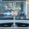 Pingente de Carro com Diamantes, Ornamento para Pendurar no Retrovisor do Carro, Decoração Pendente Criativa Personalizada Fofa, Itens de Decoração para o Interior do Carro