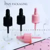 Garrafa de Leite Redonda para Pedidos Jinze, Frasco de Gloss Labial Todo em PP, Tubo para Batom Líquido, Material de Embalagem Tubo Plástico Vazio