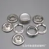 Botão de pressão de metal oco de cinco garras para fixação direta, fecho de pressão de ferro, botão de pressão de cinco garras plano de cobre de 9,5 mm, botão de pressão para roupas infantis