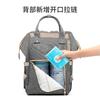 Bolsa de momia mejorada, mochila portátil de moda para madres y bebés, de gran capacidad, con separación de ropa seca y húmeda, ligera para salir.