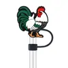 Venta directa del fabricante: Tapas Decorativas Personalizadas para Popotes para Gallos, Gallinas y Pollitos Mascotas, Tapas Desmontables de Goma Suave Universales de 10 mm para Popotes