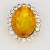 Hebilla de Flor de Acrílico Taladro de Garra Ovalado Taladro Cosido a Mano Taladro de Puntos de Girasol Accesorios para Diadema DIY Accesorios para Ropa